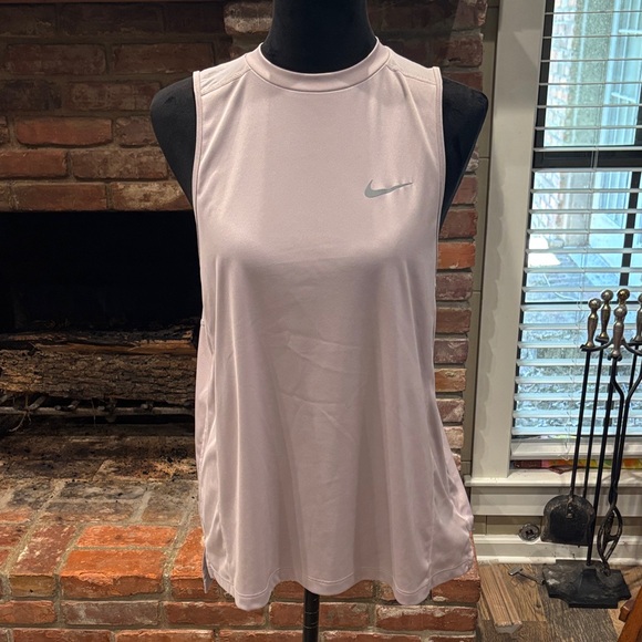 Nike Women's Light Pink Muscle Tee - Picture 1 of 5
